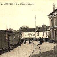 Auxerre (89) La gare CPA