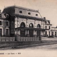 Auxerre (89) La gare CPA