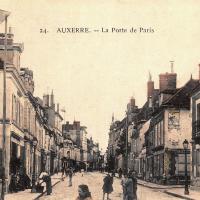 Auxerre (89) La Porte de Paris CPA