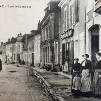 Auxerre (89) La Rue Bourneuil CPA