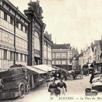 Auxerre (89) Le Marché Couvert CPA