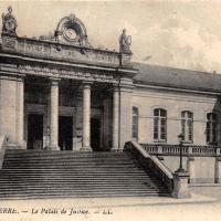 Auxerre (89) Le Palais de Justice CPA
