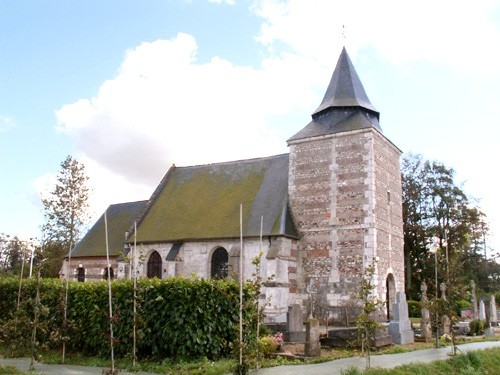 Auzouville auberbosc seine maritime eglise saint leger