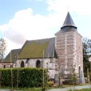 Auzouville auberbosc seine maritime eglise saint leger