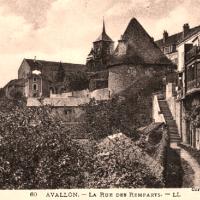 Avallon (89) Les remparts CPA