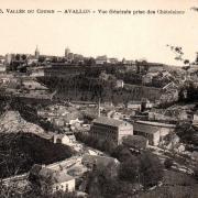 Avallon (89) Vue générale CPA