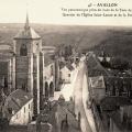 Avallon (89) Vue panoramique CPA