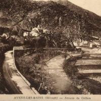 La route de Ceilhes, cpa