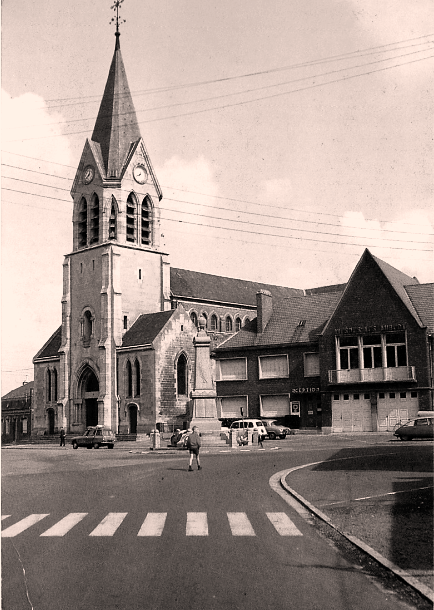 Avesnes les aubert 59 l eglise cpa