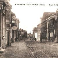 Avesnes les aubert 59 la grande rue cpa
