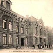 Avesnes les aubert 59 la mairie cpa