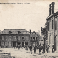 Avesnes les aubert 59 la place cpa