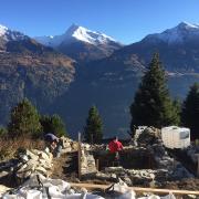 Avrieux (Savoie) Construction du télégraphe Chappe