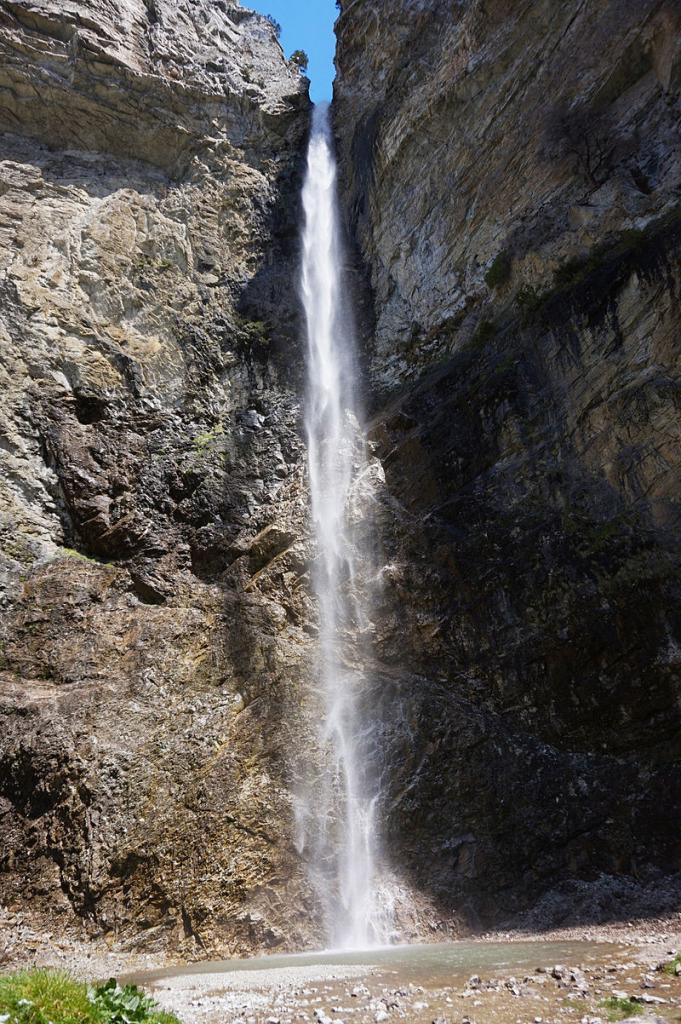 Avrieux (Savoie) La cascade Saint-Benoit