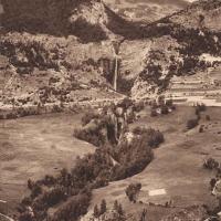 Les cascades Saint Benoît et la dent Parrachée CPA