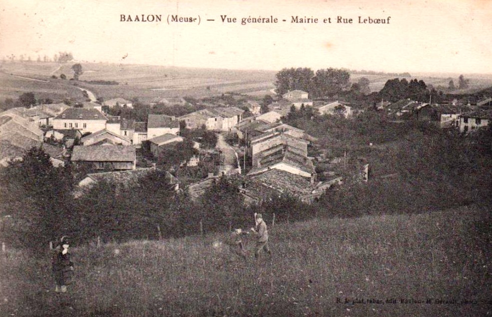 Baâlon (Meuse) Vue générale CPA