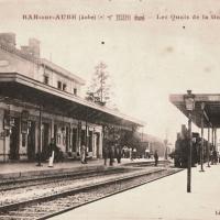 Bar-sur-Aube (10) La gare CPA