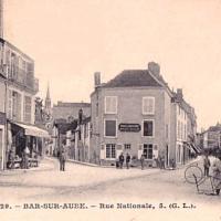 Bar-sur-Aube (10) La rue Nationale CPA