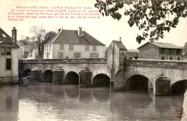 Bar-sur-Aube (10) Le pont CPA