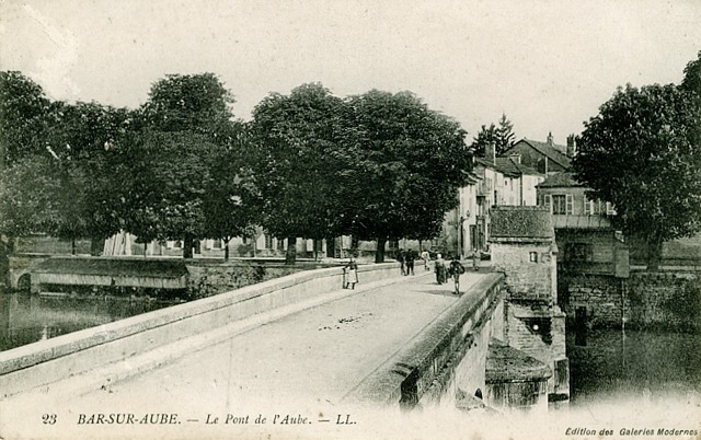 Bar-sur-Aube (10) Le pont CPA