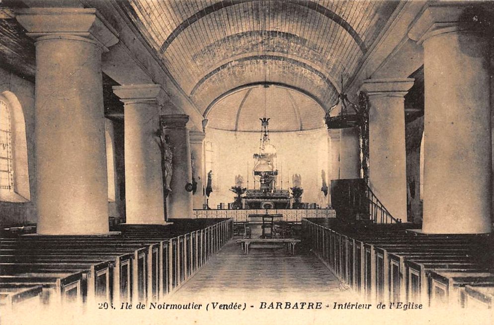 Barbâtre (Vendée) Eglise CPA