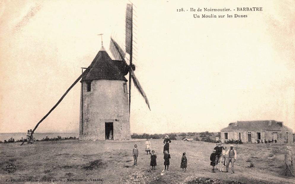Barbâtre (Vendée) Moulin CPA