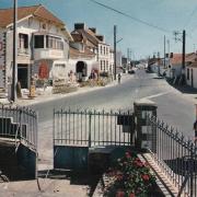 Barbâtre (Vendée) Place de la mairie vers 1980