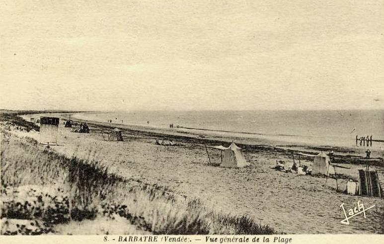 Barbâtre (Vendée) Plage CPA