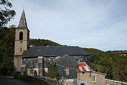 Barre (Tarn) Cabannes, église Saint Hilaire
