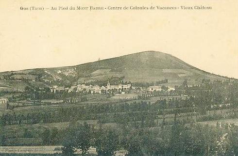 Barre (Tarn) CPA Gos, château et colonie de vacances