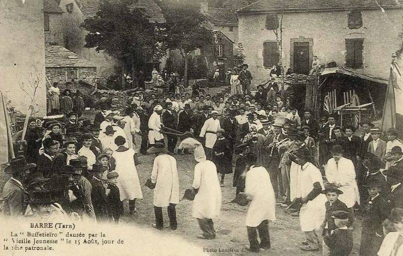 Barre (Tarn) CPA La Buffatière du 15 août