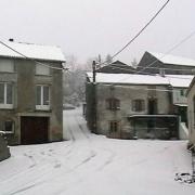 Barre (Tarn) sous la neige en 2000