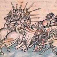 Rare représentation de la bataille de Tourtour en 973