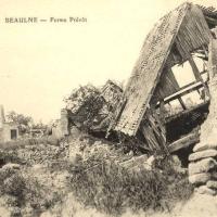Baulne-en-Brie (Aisne) CPA 14-18 Ferme en ruines