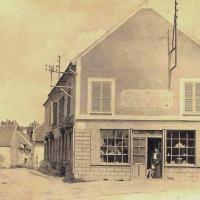 Baulne-en-Brie (Aisne) CPA Un commerce