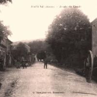 Baulne-en-Brie (Aisne) CPA La route de Condé