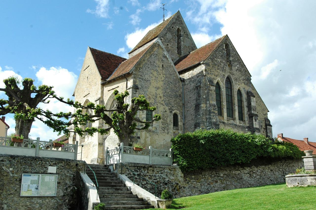 Baulne-en-Brie (Aisne) L'église Saint-Barthélémi