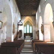 Baulne-en-Brie (Aisne) L'église Saint-Barthélémi intérieur