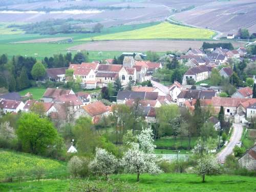Baulne-en-Brie (Aisne) Vue générale