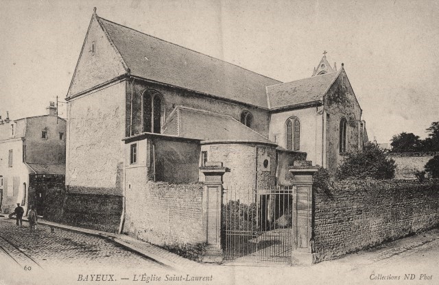 Bayeux calvados l eglise saint laurent cpa