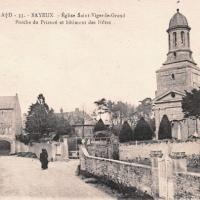 Bayeux calvados l eglise saint vigor le grand cpa