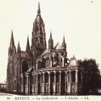 Bayeux calvados la cathedrale cpa