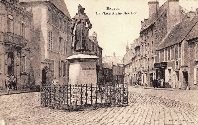 Bayeux calvados la place alain chartier cpa