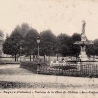 Bayeux calvados la place du chateau cpa