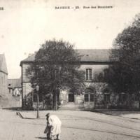 Bayeux calvados la rue des bouchers cpa