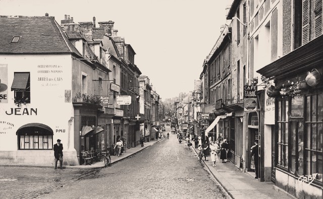 Bayeux calvados la rue saint jean cpa