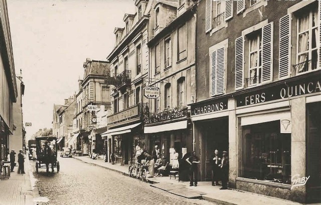 Bayeux calvados la rue saint malo cpa