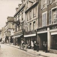 Bayeux calvados la rue saint malo cpa