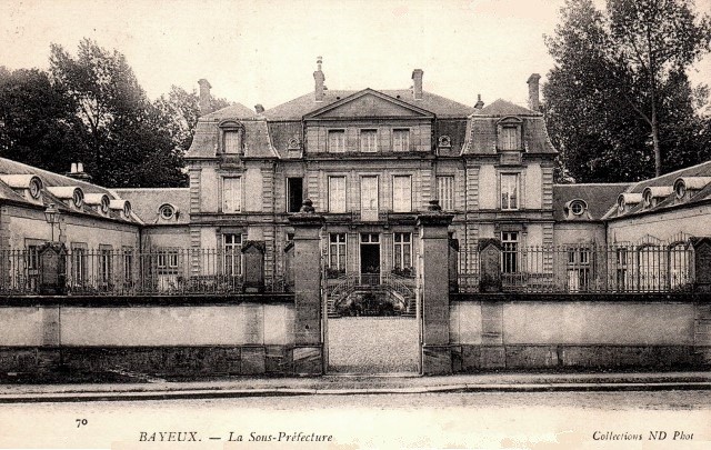 Bayeux calvados la sous prefecture cpa