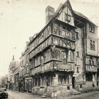 Bayeux calvados une vieille maison du xiiie cpa